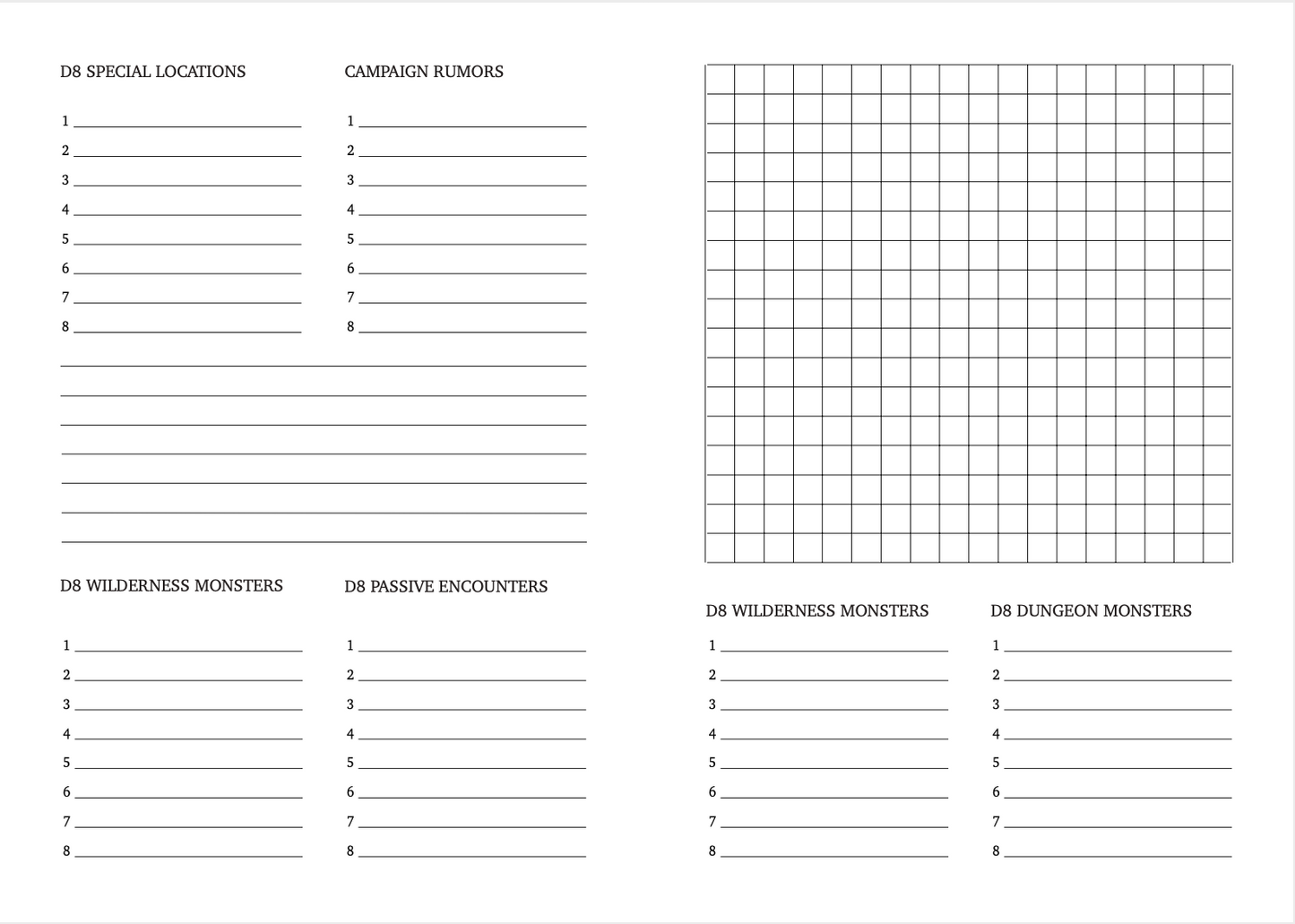 Campaign Notebook Redux