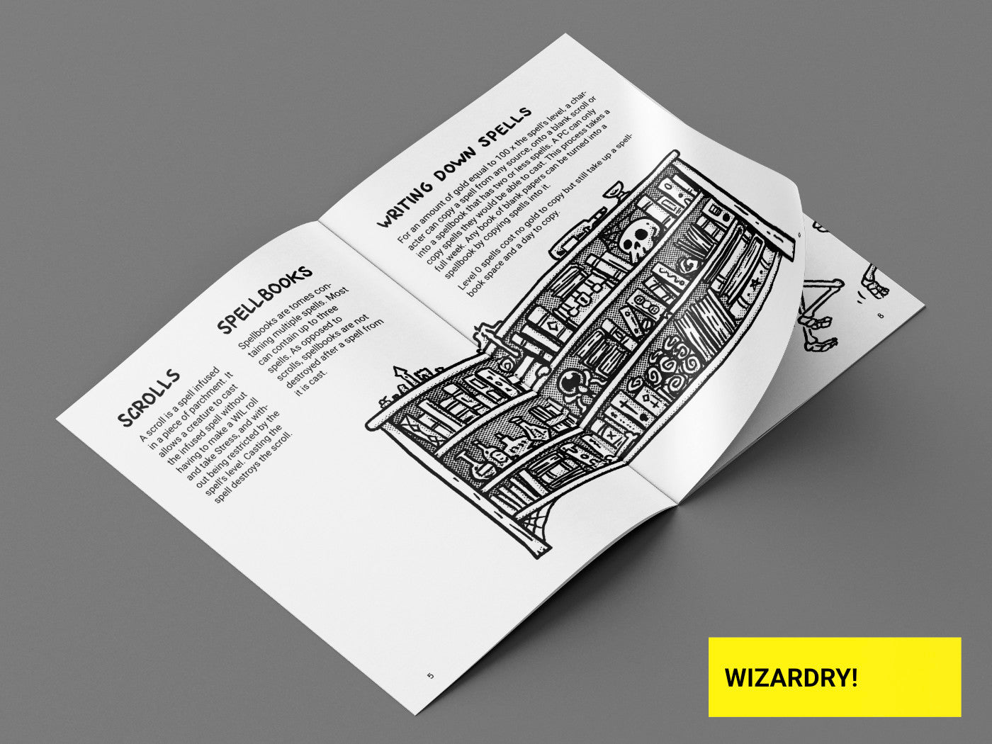 Wizardy! optional magic rules for DURF lightweight RPG by Emiel Boven